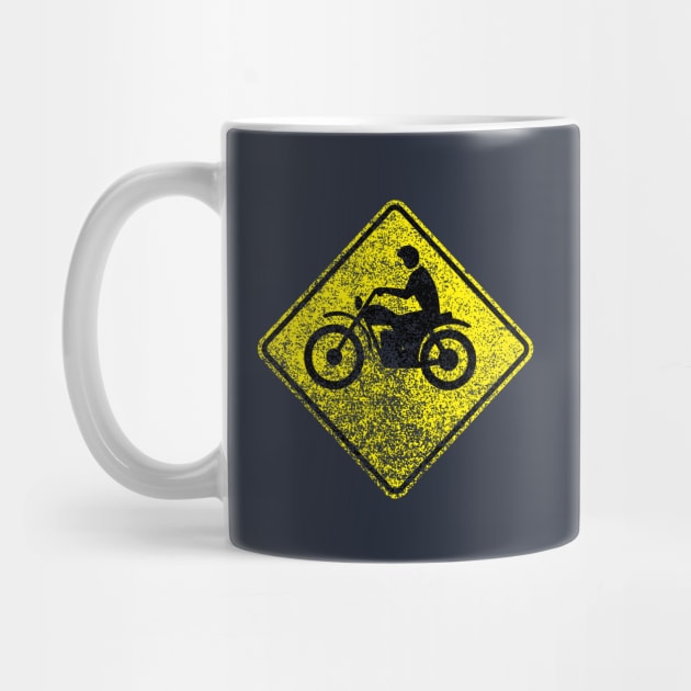 Motorcycle Xing (distressed) by GloopTrekker